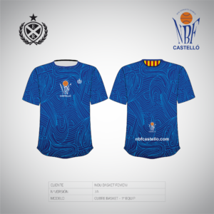 CUBRE 1ª EQUIPACION - AZUL - NOU BASQUET FEMENI 2026-27
