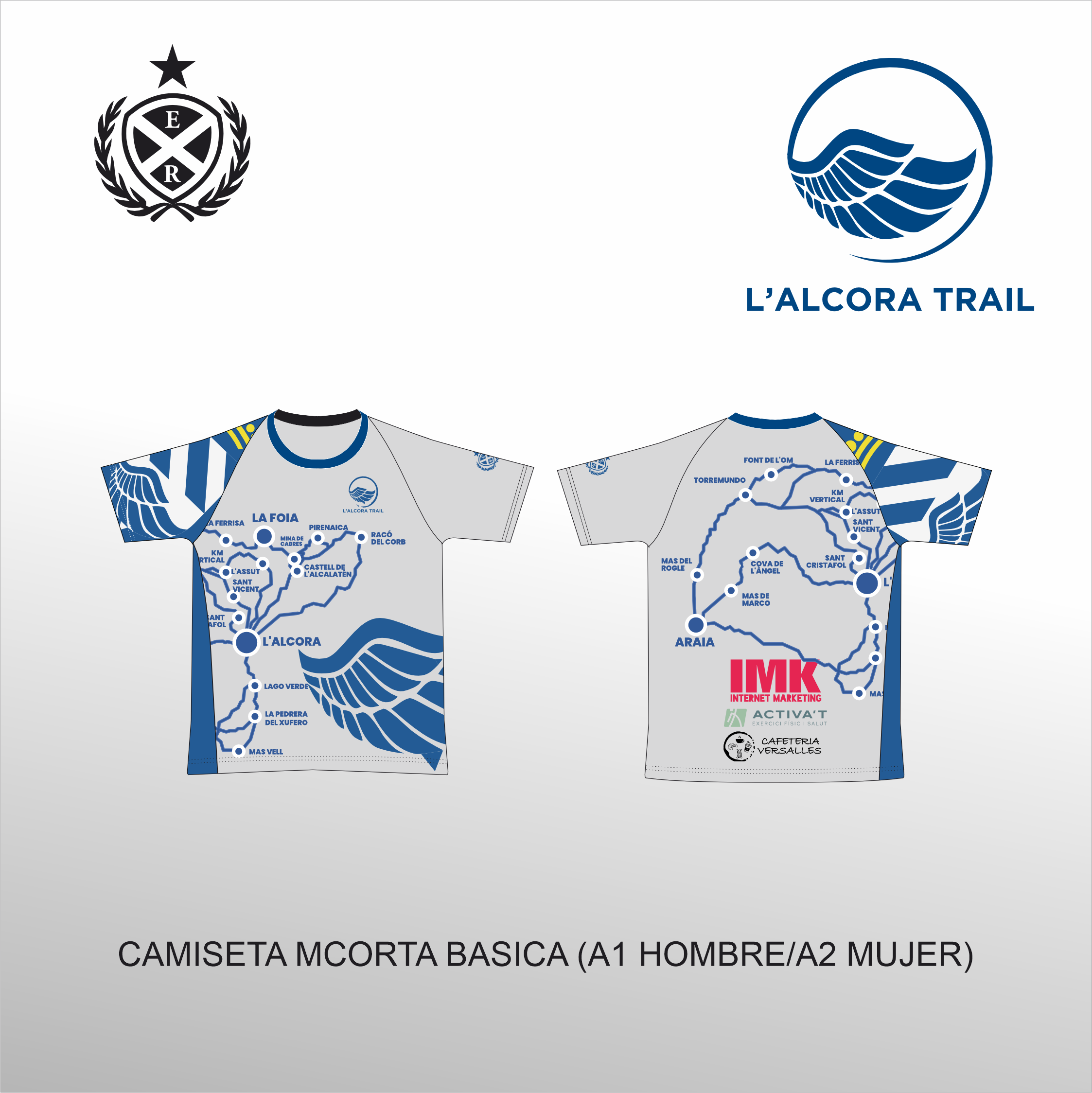 WEB ALCORA TRAIL - CAMISETA MCORTA BASICA A1 HOMBRE A2 MUJER