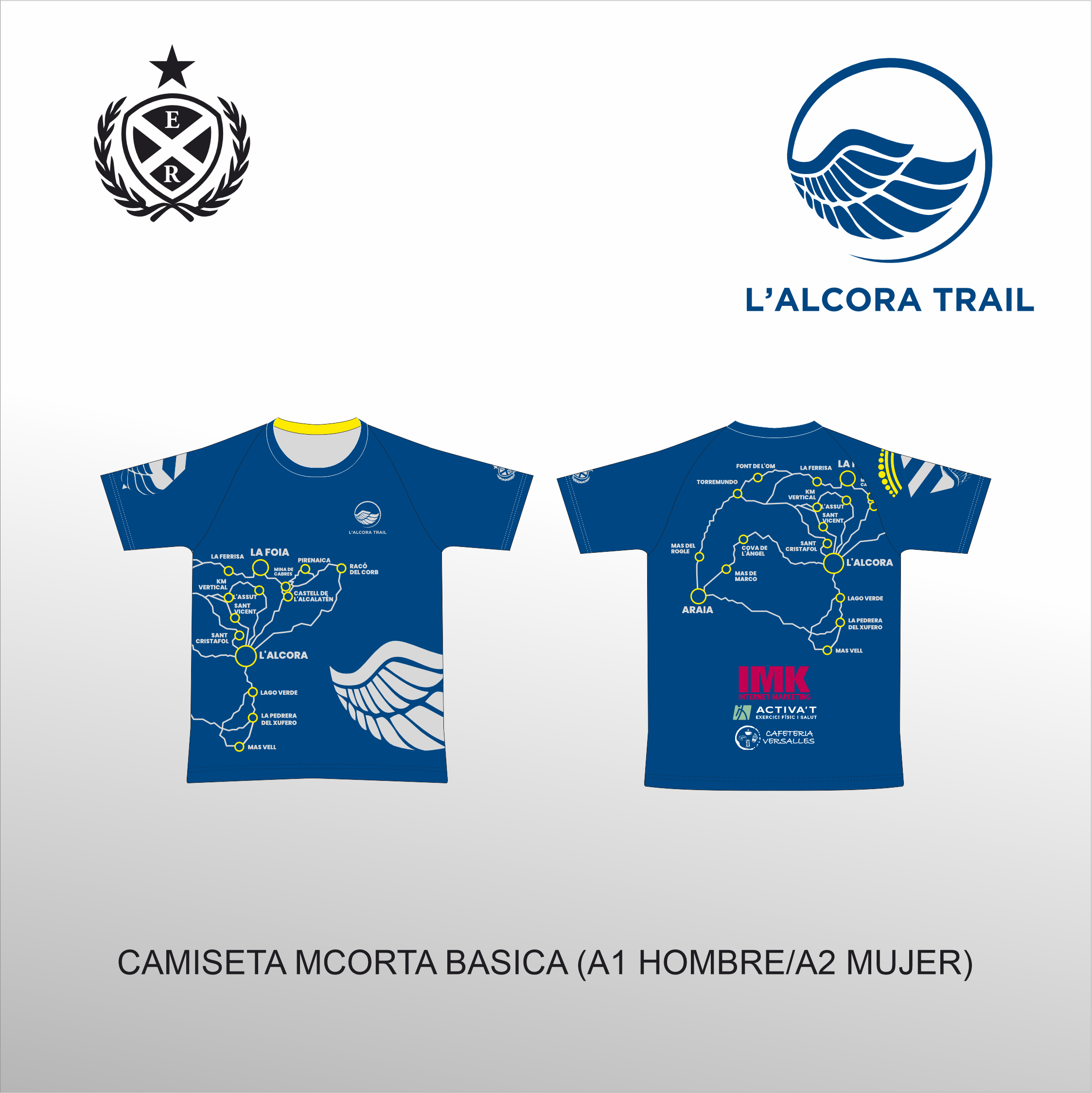 WEB ALCORA TRAIL - CAMISETA MCORTA BASICA A1 HOMBRE A2 MUJER