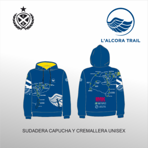 SUDADERA CAPUCHA UNISEX ALCORA TRAIL