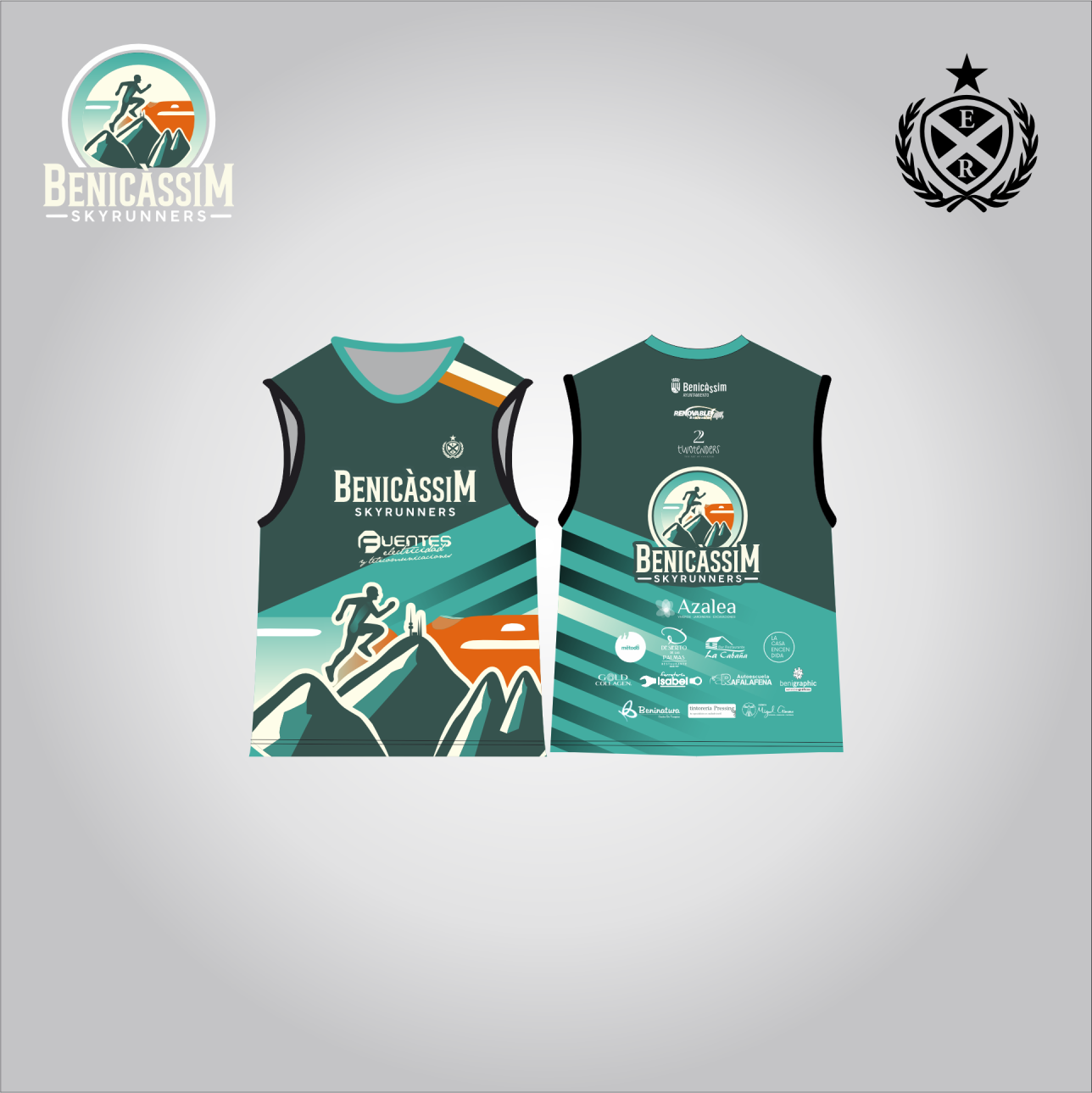 CAMISETA DESMANGADA ALCUDIA23 MAN - BENICASSIM SKYRUNNERS