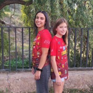 TRAIL TRINCHERAS 2025 - CROSSFIT MAN 2 Y ALMANZOR WOMAN - CAMISETA DIBUJITOS