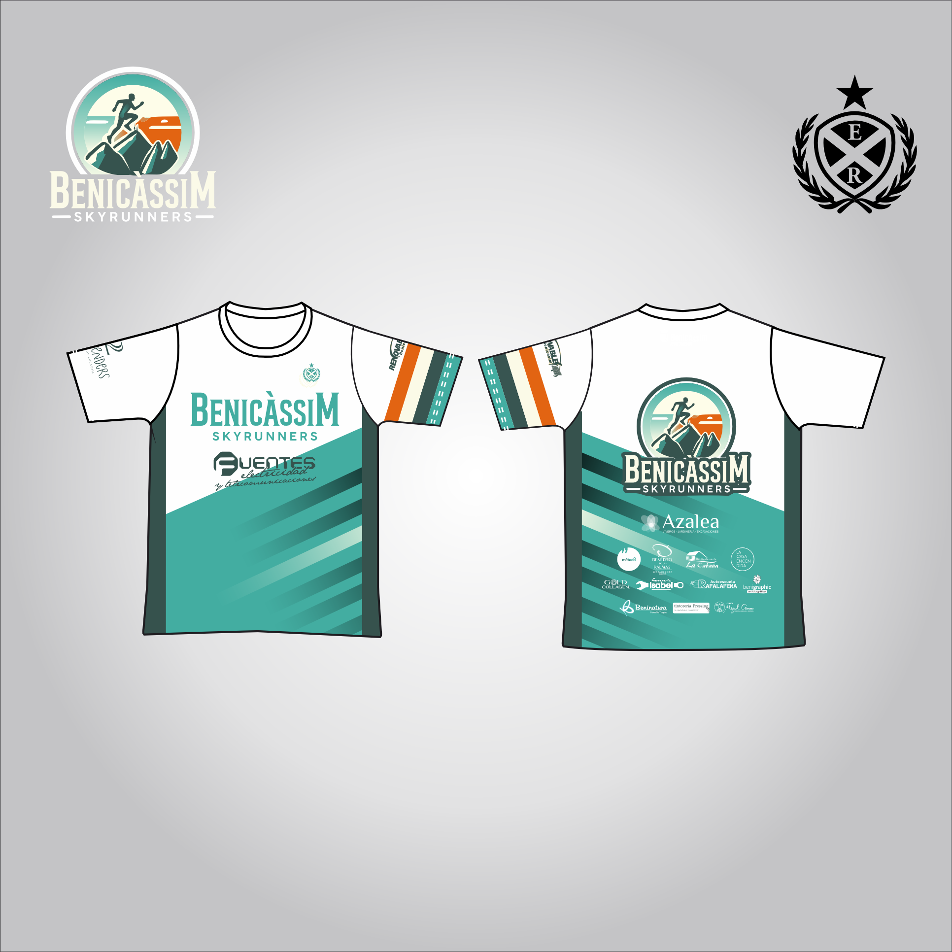 CAMISETA M.CORTA TRAIL CROSSFIT MAN 2 BLANCA - BENICASSIM SKYRUNNERS