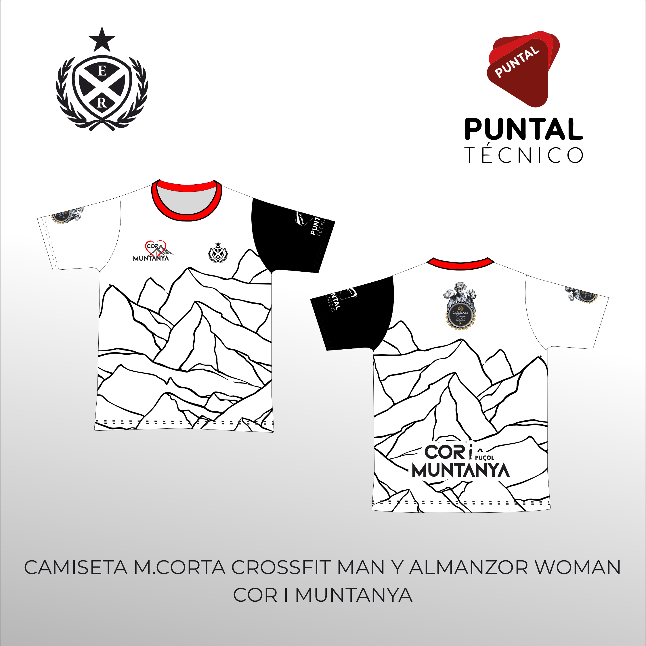 CAMISETA M.CORTA ENTRENAMIENTO COR I MUNTANYA CAMISETA M.CORTA ENTRENAMIENTO COR I MUNTANYA