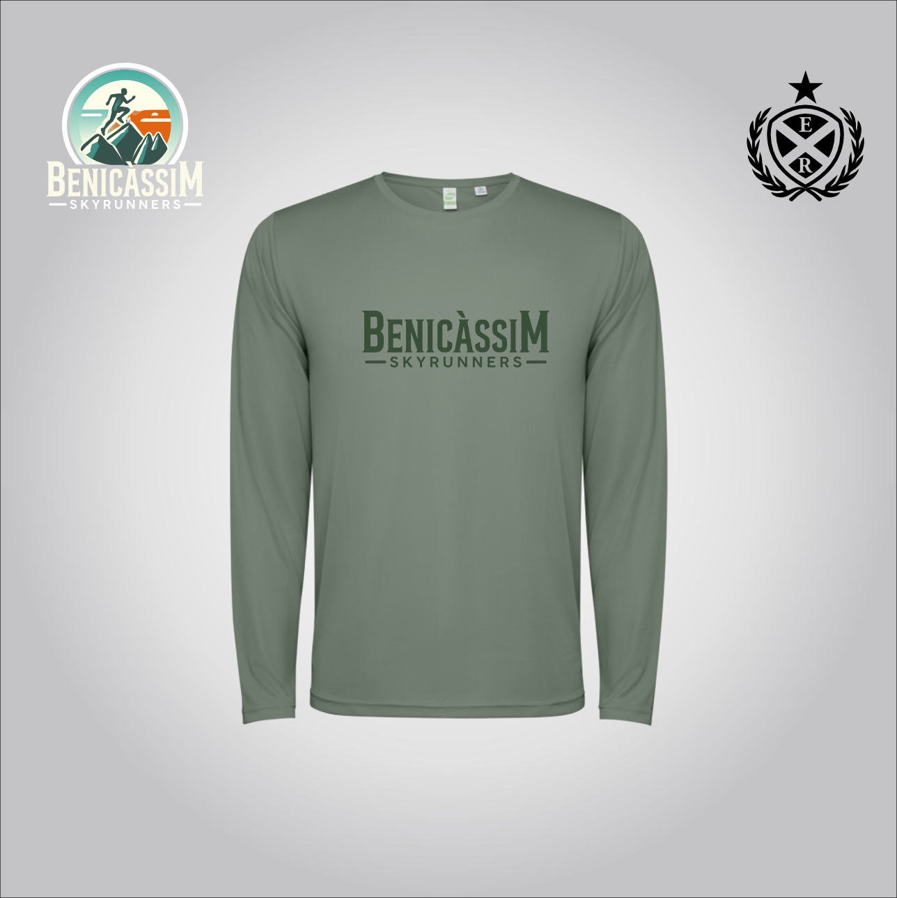 CAMISETA ESTORIL VERDE LAUREL - BENICASSIM SKYRUNNERS