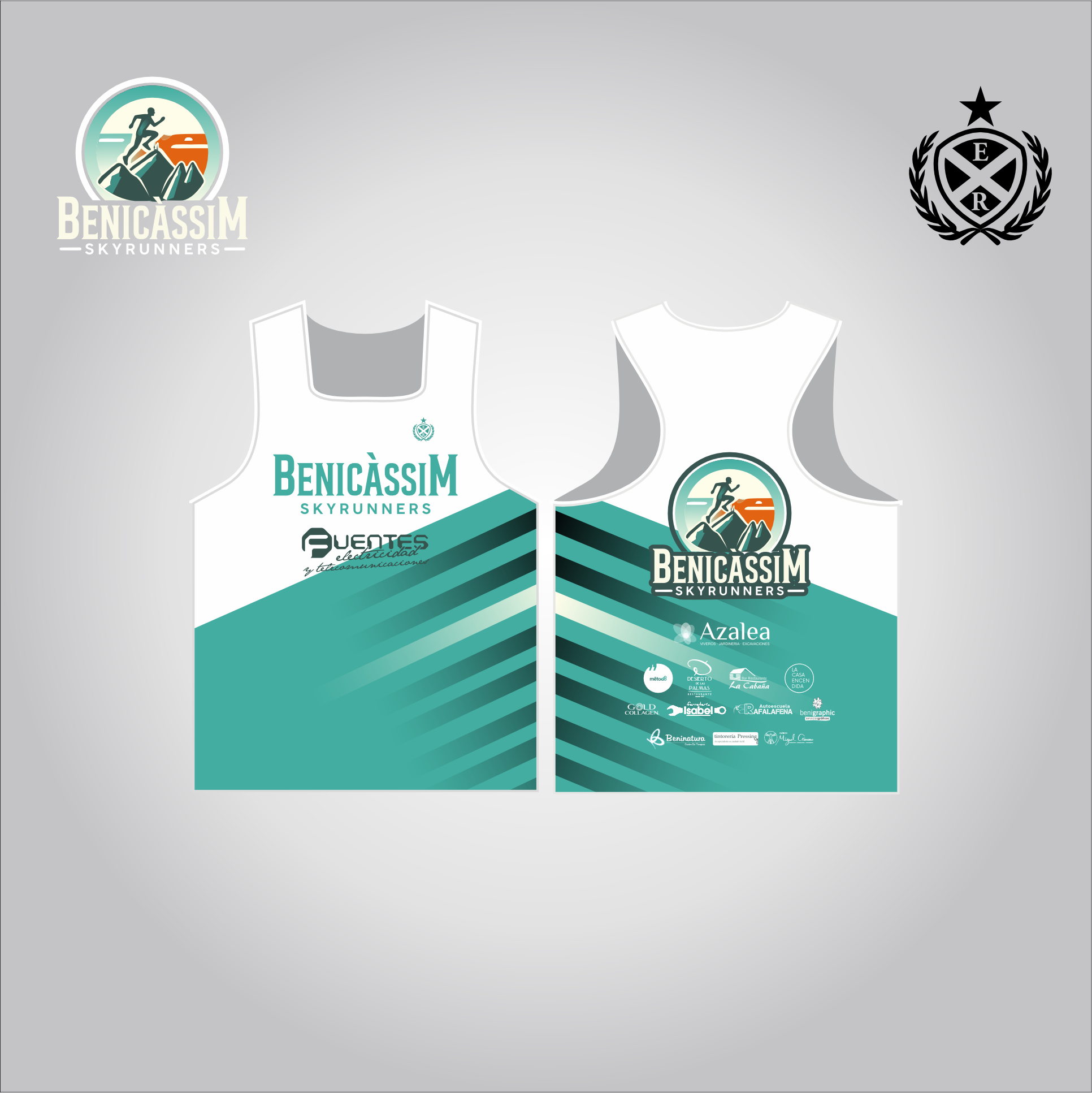 CAMISETA TIRANTES MARATHON MAN BLANCA - BENICASSIM SKYRUNNERS