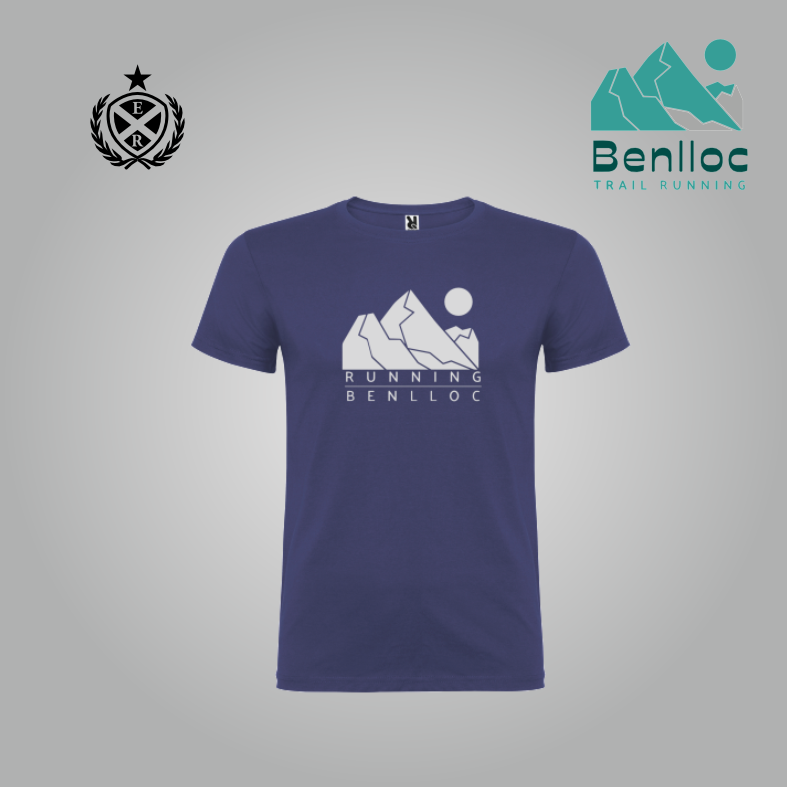 TRAIL RUNNING BENLLOC - CAMISETA VOLUNTARIOS AZUL