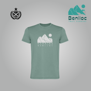 CAMISETA MCORTA VERDE - TRAIL RUNNING BENLLOC